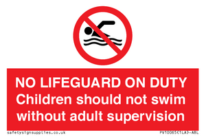 PV10065: NO LIFEGUARD ON DUTY