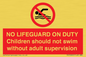 PV10065: NO LIFEGUARD ON DUTY
