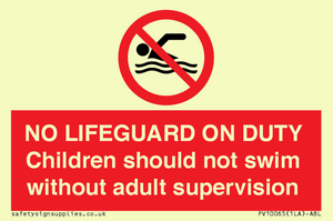 PV10065: NO LIFEGUARD ON DUTY