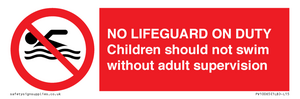 PV10065: NO LIFEGUARD ON DUTY