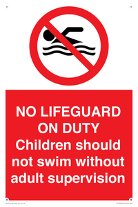 PV10065: NO LIFEGUARD ON DUTY
