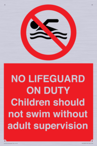 PV10065: NO LIFEGUARD ON DUTY