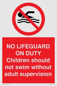 PV10065: NO LIFEGUARD ON DUTY