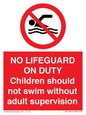 PV10065: NO LIFEGUARD ON DUTY