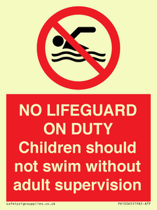 PV10065: NO LIFEGUARD ON DUTY