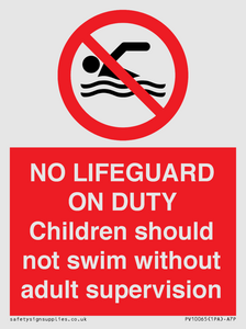 PV10065: NO LIFEGUARD ON DUTY