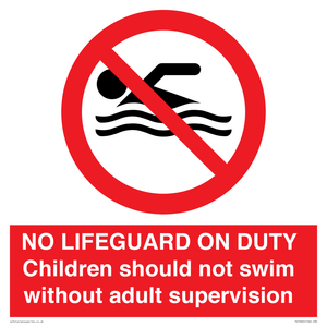 PV10065: NO LIFEGUARD ON DUTY