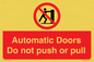 PV10071: Automatic Doors  Do not push or pull