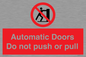 PV10071: Automatic Doors  Do not push or pull