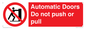 PV10071: Automatic Doors  Do not push or pull