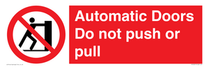 PV10071: Automatic Doors  Do not push or pull