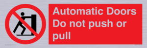 PV10071: Automatic Doors  Do not push or pull