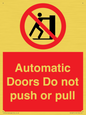 PV10071: Automatic Doors  Do not push or pull