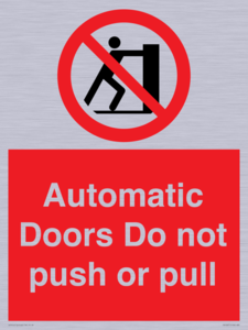 PV10071: Automatic Doors  Do not push or pull