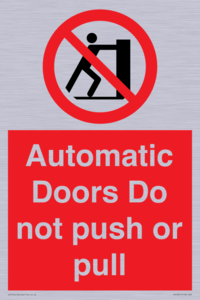PV10071: Automatic Doors  Do not push or pull