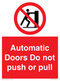 PV10071: Automatic Doors  Do not push or pull