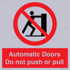 PV10071: Automatic Doors  Do not push or pull