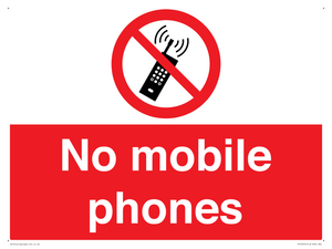 PV10074: No mobile phones