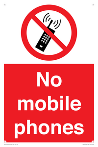 PV10074: No mobile phones