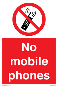 PV10074: No mobile phones