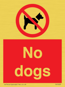 PV1023: no dogs