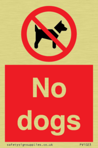 PV1023: no dogs