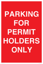 PV10252: PARKING FOR PERMIT HOLDERS ONLY