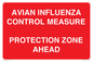 PV10372: AVIAN INFLUENZA CONTROL MEASURE PROTECTION ZONE AHEAD