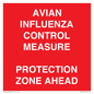 PV10372: AVIAN INFLUENZA CONTROL MEASURE PROTECTION ZONE AHEAD
