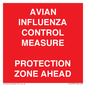 PV10372: AVIAN INFLUENZA CONTROL MEASURE PROTECTION ZONE AHEAD