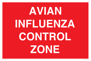 PV10376: AVIAN INFLUENZA CONTROL ZONE