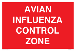 PV10376: AVIAN INFLUENZA CONTROL ZONE