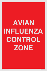 PV10376: AVIAN INFLUENZA CONTROL ZONE