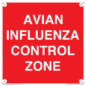 PV10376: AVIAN INFLUENZA CONTROL ZONE
