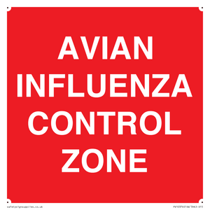 PV10376: AVIAN INFLUENZA CONTROL ZONE