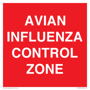 PV10376: AVIAN INFLUENZA CONTROL ZONE