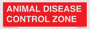 PV10378: ANIMAL DISEASE CONTROL ZONE