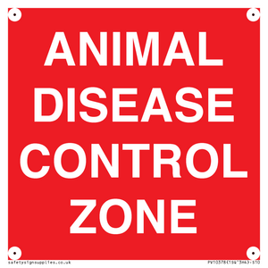 PV10378: ANIMAL DISEASE CONTROL ZONE