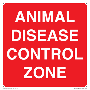 PV10378: ANIMAL DISEASE CONTROL ZONE
