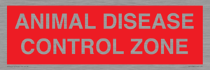 PV10380: ANIMAL DISEASE CONTROL ZONE