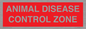PV10380: ANIMAL DISEASE CONTROL ZONE