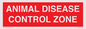PV10380: ANIMAL DISEASE CONTROL ZONE