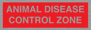 PV10380: ANIMAL DISEASE CONTROL ZONE