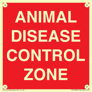 PV10380: ANIMAL DISEASE CONTROL ZONE