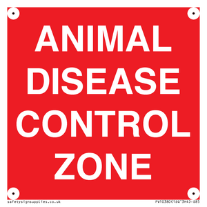 PV10380: ANIMAL DISEASE CONTROL ZONE