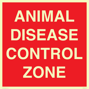 PV10380: ANIMAL DISEASE CONTROL ZONE