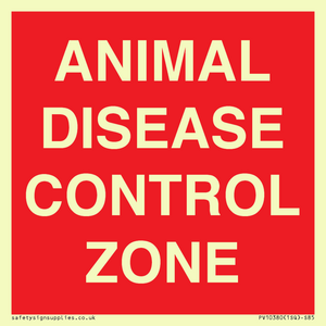 PV10380: ANIMAL DISEASE CONTROL ZONE