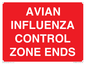 PV10382: AVIAN INFLUENZA CONTROL ZONE ENDS
