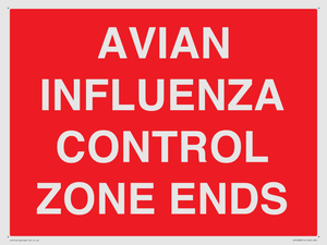 PV10382: AVIAN INFLUENZA CONTROL ZONE ENDS