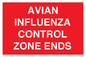 PV10382: AVIAN INFLUENZA CONTROL ZONE ENDS